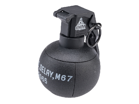 6mmProShop M67 Airsoft Mechanical BB Shower Simulation Hand Grenade (Color: Black)