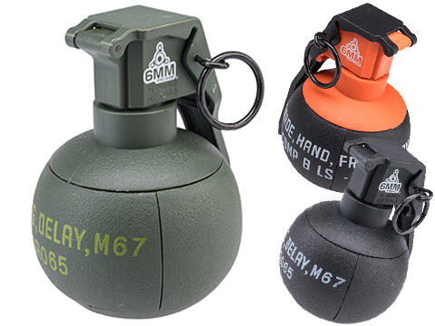 6mmProShop M67 Airsoft Mechanical BB Shower Simulation Hand Grenade (Color: Green)