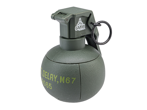 6mmProShop M67 Airsoft Mechanical BB Shower Simulation Hand Grenade (Color: Green)