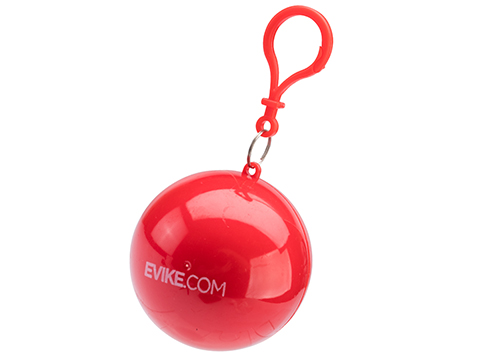 Evike.com Rain Poncho-To-Go Ball Key Chain 