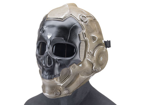 Evike.com R-Custom Fiberglass Cyberskull Full Face Mask (Color: OD Green / Polycarbonate Lens / Large)
