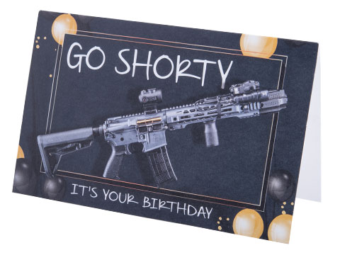 Evike.com It's Your Birthday Greeting Card - Go Shorty