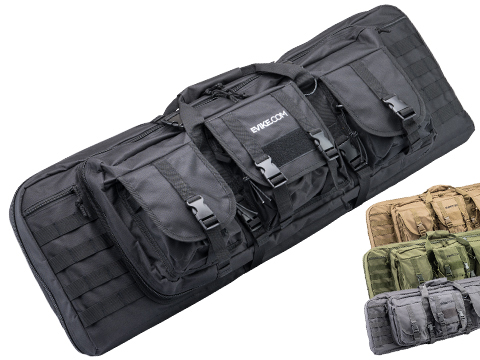 Exclusive Laylax 32 Collapsible Container and Gun Case (Color:  Black & Grey /  Logo), Tactical Gear/Apparel, Gun Bags