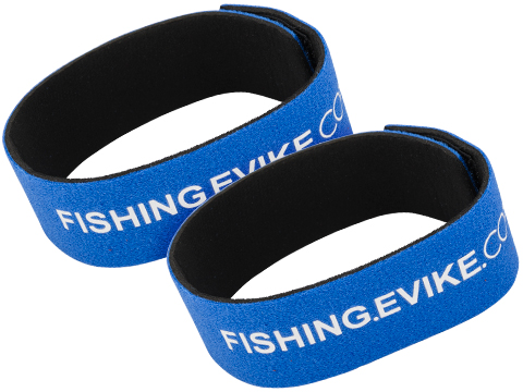 FISHING.EVIKE.COM Python Multi-Rod Hook & Loop Fishing Rod Strap (Quantity: Pack of 1)