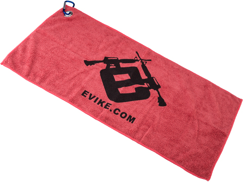 Evike.com Light Weight Airsoft Mil-Sim Essential Red Dead Rag (Type: Dark Red w/ Carabiner)