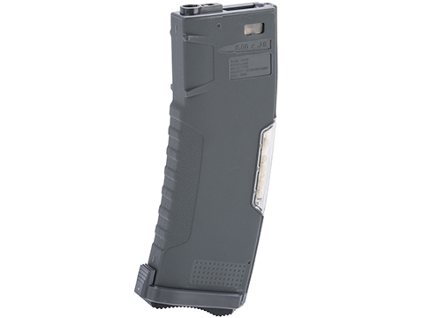 Evike.com BAMF GEN2 Polymer 450rd Hi-Cap Flash Magazine for M4 Series Airsoft AEG Rifles (Model: Grey / Single Mag)