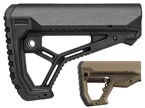 FAB Defense GL-CORE IMPACT Recoil Reduction Buttstock w/ Variable Reduction Settings 