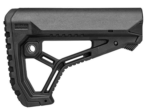 FAB Defense GL-CORE IMPACT Recoil Reduction Buttstock w/ Variable Reduction Settings (Color: Black)