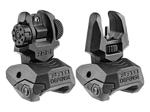 FAB Defense Front And Rear Flip-Up Sight Set 