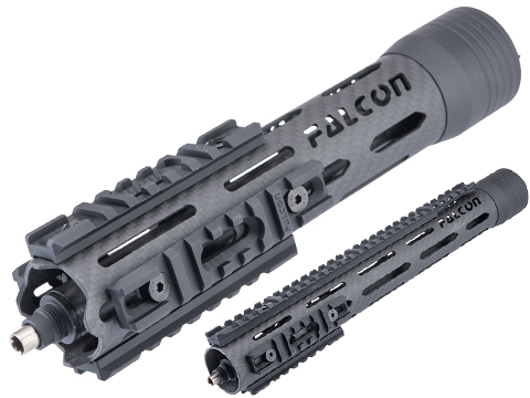 Falcon Inc Carbon1 Carbon Fiber Handguard Kit for M4 Airsoft AEG Rifles 