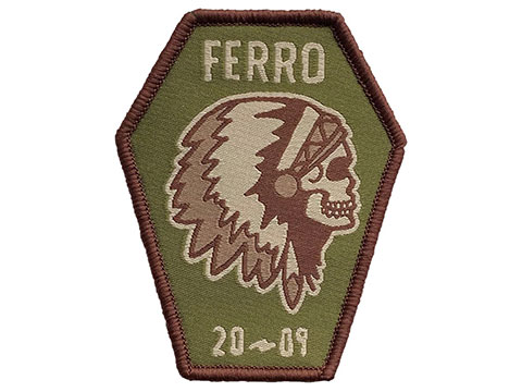 Ferro Concepts Chief Coffin Embroidered Morale Patch (Color: Multicam)