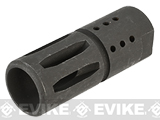 WE CNC Steel T91 Style Flash Hider - 14mm Negative