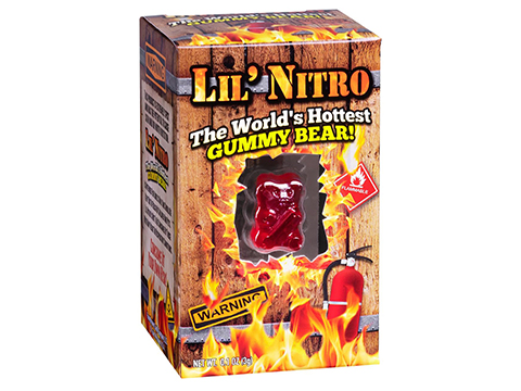 Flamethrower Candy Lil' Nitro The World's Hottest Gummy Bear