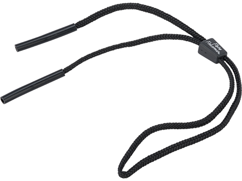 Flying Fisherman Braided Nylon Glasses Retainer (Color: Black)