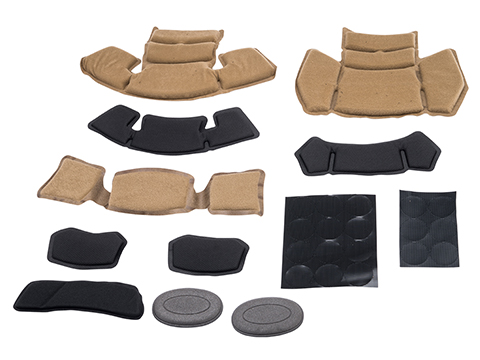 FMA 10 Piece Memory Foam Helmet Padding Set for Airsoft Tactical Helmets