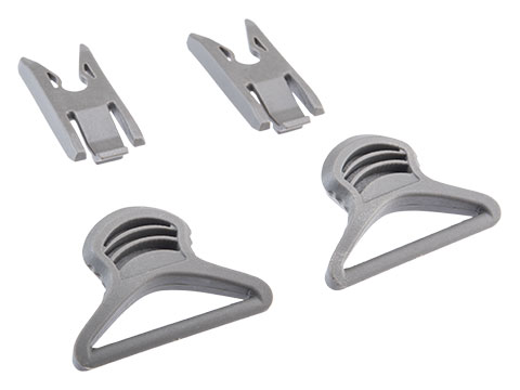 FMA 36mm Goggle Swivel Clips for ARC Rail Helmet Mounts (Color: Foliage Grey)