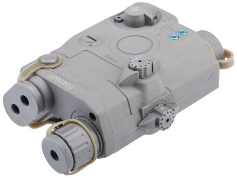 FMA Dummy PEQ-15 LA-5 w/ Integrated Red Laser (Color: Foliage Green / Green Laser)