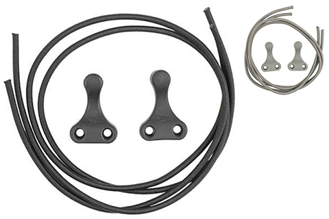 FirstSpear Molded Speed Tab Kit for Bungee Straps (Color: Black)