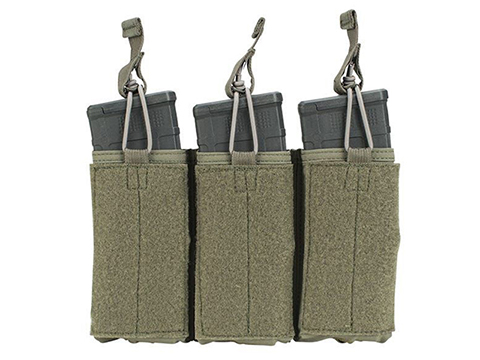 FirstSpear Ragnar Stretch Triple M4 Magazine Pouch for FirstSpear Cummerbunds (Color: Ranger Green)