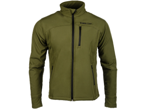 Evike Spectre Water-Resistant Softshell Jacket (Color: Tan / Large)