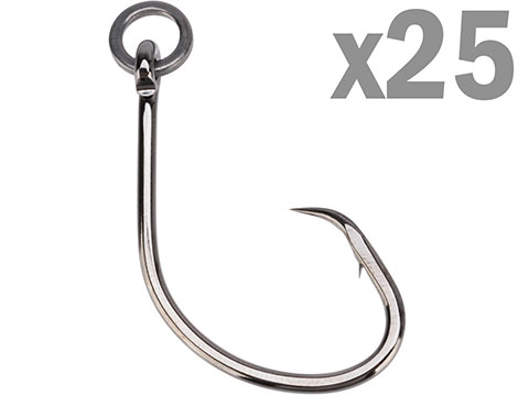 Gamakatsu Circle Bait Hook-6 Per Pack (Black, 5/0), Hooks 