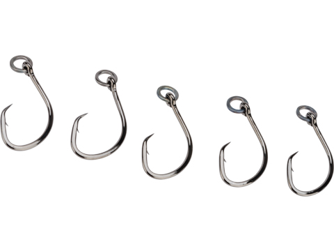 Gamakatsu Nautilus Circle Fishing Hook w/ Solid Ring (Size: 3/0 / 5 Pack)