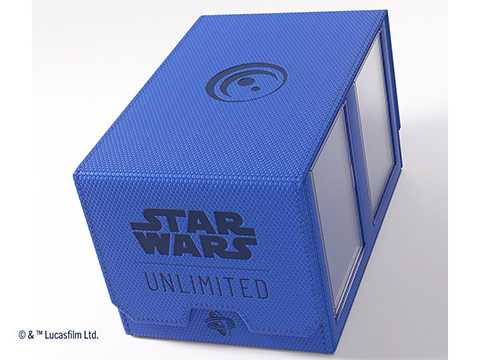 Gamegenic Star Wars: Unlimited Double Deck Pod Protective Card Box (Color: Blue)