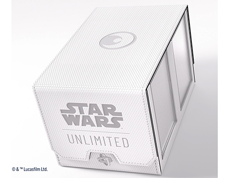 Gamegenic Star Wars: Unlimited Double Deck Pod Protective Card Box (Color: White-Black)