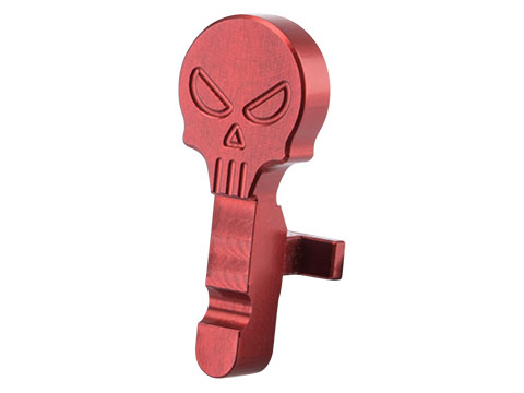 GATE Custom Skull 1A1 Bolt Catch for M4/M16 Series Airsoft AEGs (Color: Red)