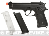 SRC SR-92 M92 Gas Blowback Airsoft Pistol Bundle (Model: Two Magazines)