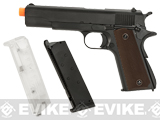 SRC Metal SR-1911 M1911 Airsoft Green Gas Blow Back Pistol bundle with two magazines