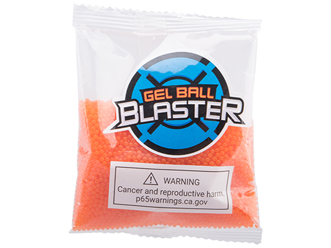 Battle Blaster Replacement Water Gel Bullets for Water Bead Grenades and other Gel Ball Blasters (Color: Orange / 10,000)