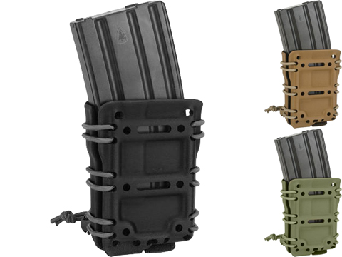 G Code Soft Shell Scorpion Rifle Magazine Carrier With R1 Molle Clips Color Black Frame Black Shell Tactical Gear Apparel Pouches Mag Pouches Rifle Smg Mg Evike Com Airsoft Superstore