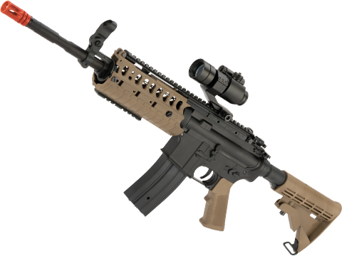Golden Eagle M4 Tactical-System V.II Full Size Airsoft AEG Rifle (Color: Tan)