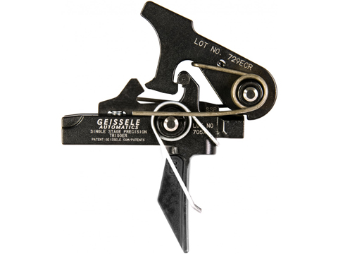 Geissele Automatics Single-Stage Precision SSP Trigger for AR15 Rifles (Style: Dynamic Flat Bow)