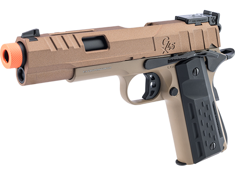 G&G GX45 MkV Gas Blowback Airsoft Pistol (Color: Dark Earth)