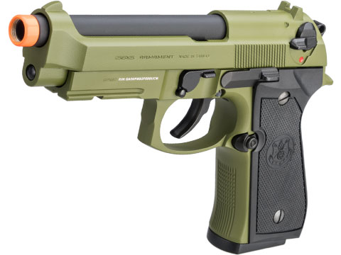 Pistola Airsoft Gás Green 92 Tan Full GBB Blowback - Metal Pesca