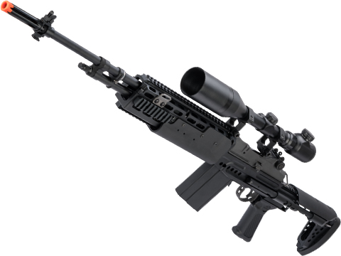 G&G Top Tech M14 HBA Full Metal Full Size Airsoft AEG Rifle - 