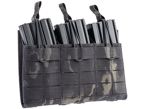 Grey Ghost Gear Compact Triple Magazine Panel for M4 / M16 Magazines (Color: MultiCam Black)