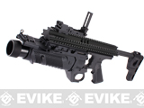 Matrix EGLM Airsoft Grenade Launcher with RIS Kit (Color: Black)