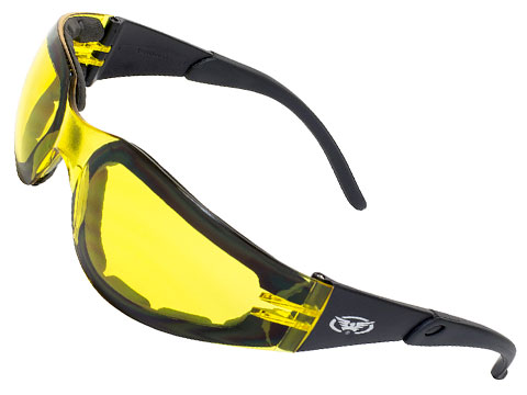 Global Vision Rider Plus Safety Glasses (Model: Yellow Lenses)