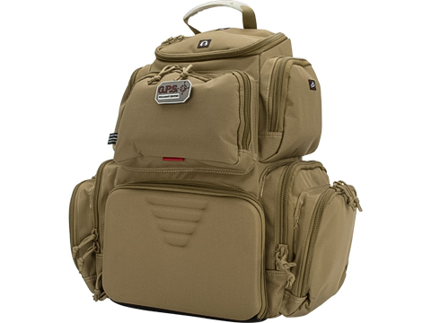 G-Outdoors Handgunner Backpack with 4 Pistol Slots (Color: Tan)