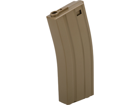 G&P Metal 130rd Mid-Cap Magazine for M4 / M16 Series Airsoft AEG Rifles (Color: Sand / Single Magazine)