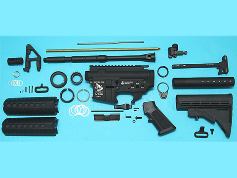 G&P Full Metal M4 WOC Airsoft Gas Blowback Rifle Challenge Kit 