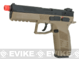 ASG CZ P-09 Suppressor Ready CO2 Airsoft GBB Pistol (Color: Flat Dark Earth)