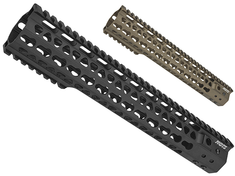 G&P MOTS 12.5 Keymod Rail System for G&P M4 / M16 Gas Blowback Airsoft Rifles (Color: Black)