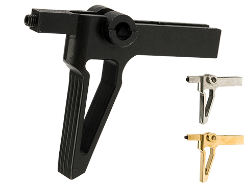 G&P Stainless Steel Flat Face Trigger for G&P / WA Gas Blowback M4 Airsoft Rifles 