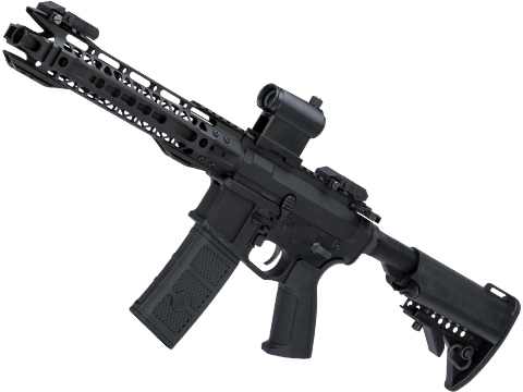 G&P M4 SBR AEG095 Airsoft AEG with 10.75 Keymod Handguard (Color: Black / Gun Only)