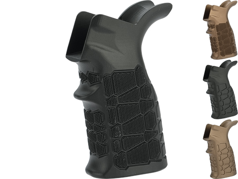 G&P CNC Machined Aluminum Waffle Motor Grip for M4 AEGs 