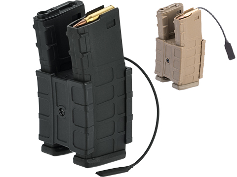 G&P HailStorm Electric Winding 700 Round Dual Polymer Magazine for M4 Series Airsoft AEGs 